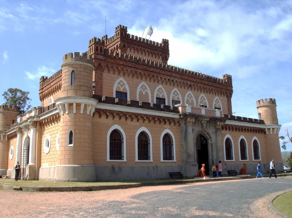Piria's Castle in the city of Piriápolis, Maldonado Department, Uruguay en piriapolis