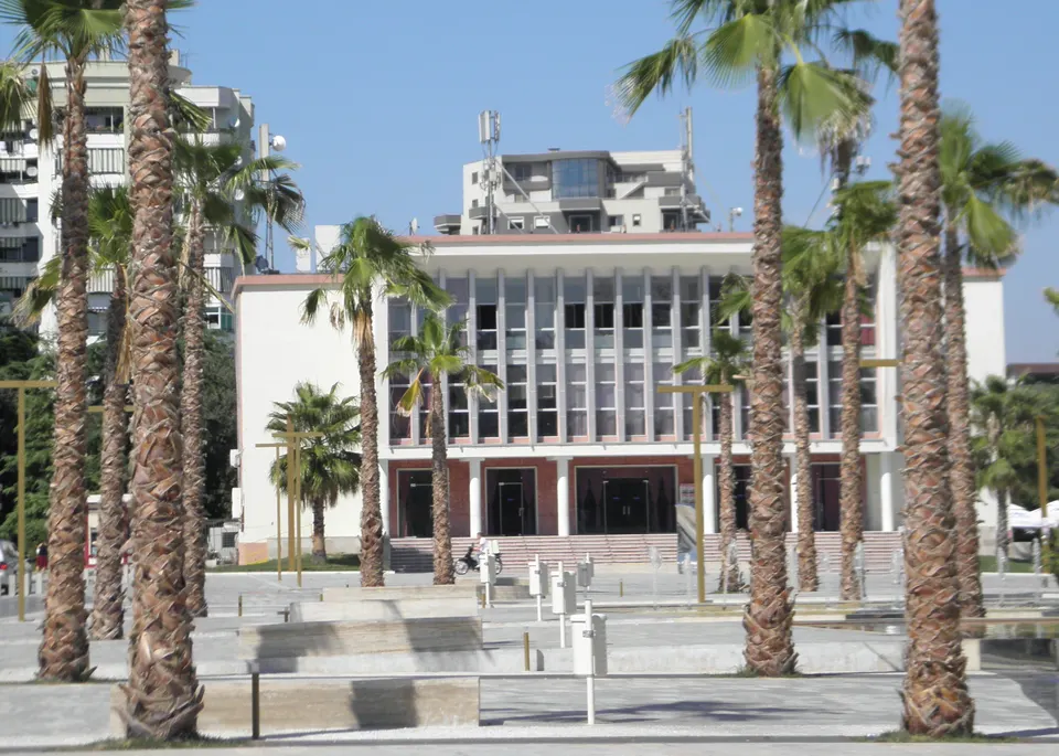 El Teatro Aleksandër Moisiu de Durrës.