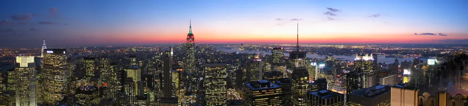 Vista panorámica de Manhattan desde el mirador Top of the Rock.