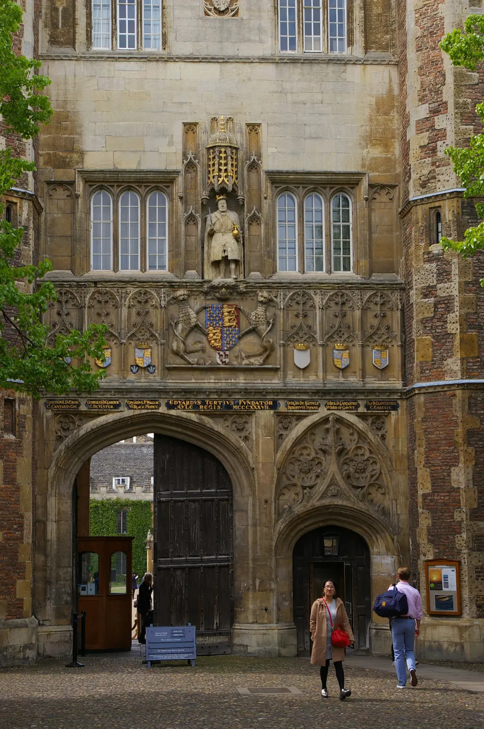 El Great Gate de Trinity College, Cambridge.