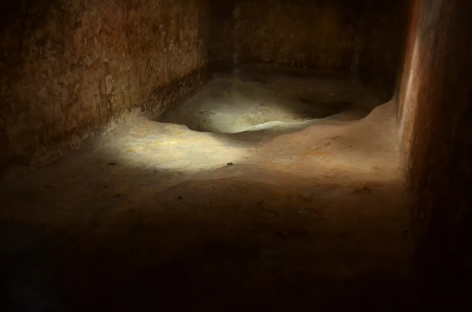 Cisterna del Museo Arqueológico Nacional de Aruba, en Oranjestad.