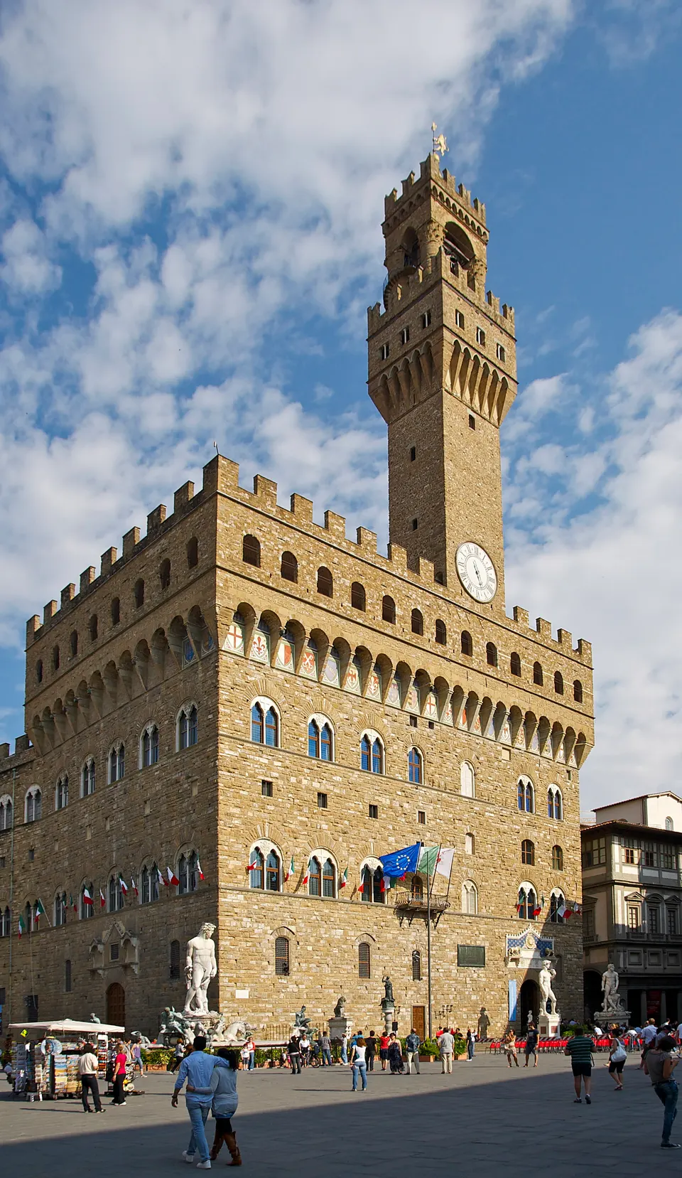 El Palazzo Vecchio, sede del gobierno de Florencia.