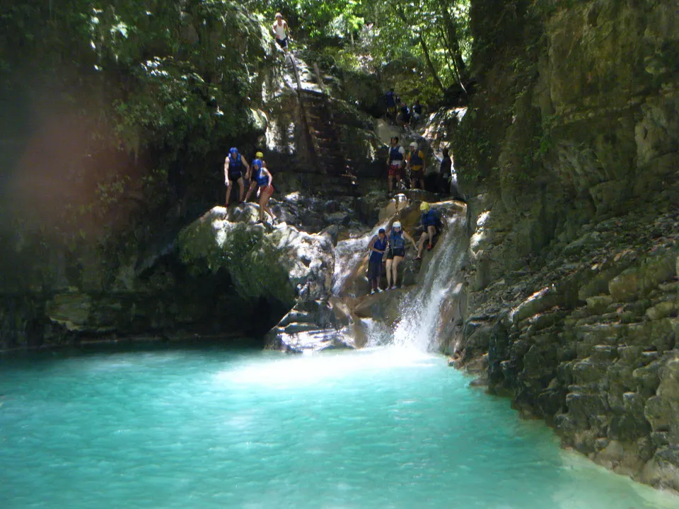 Los 27 Charcos del río Damajagua, cerca de Puerto Plata.
