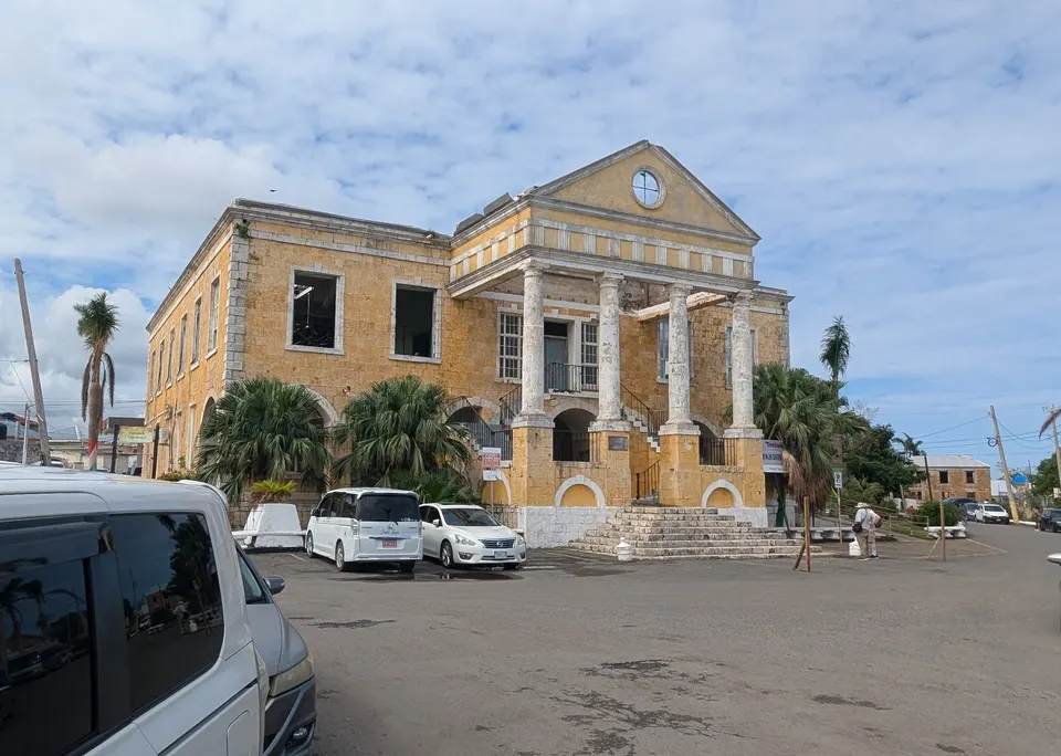 Trelawny Parish Court House, edificio de arquitectura georgiana en Falmouth.