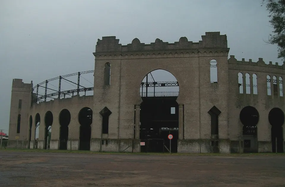 Plaza de Toros (bullfighting arena) in Colonia del Sacramento, Uruguay. Built in Moorish style, it was oponed in 1910 an en colonia-del-sacramento