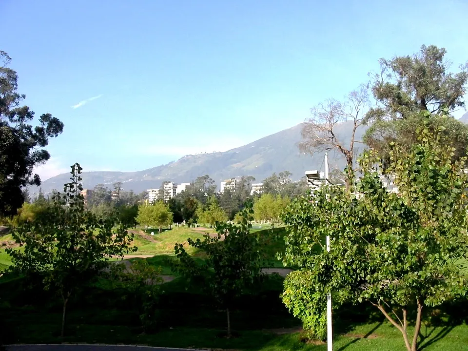 General view of Carolina Park, in Quito en quito