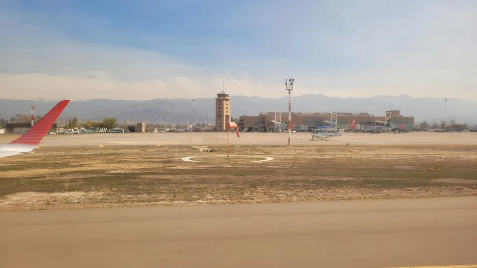 Terminal de pasajeros del Aeropuerto Internacional Gobernador Francisco Gabrielli (El Plumerillo) de Mendoza.
