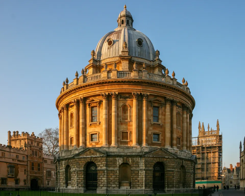 La Radcliffe Camera, la sala de lectura circular de la Biblioteca Bodleiana.