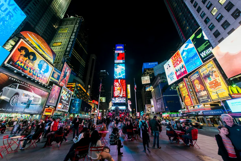times square night 2013 new york city manhattan en nueva-york