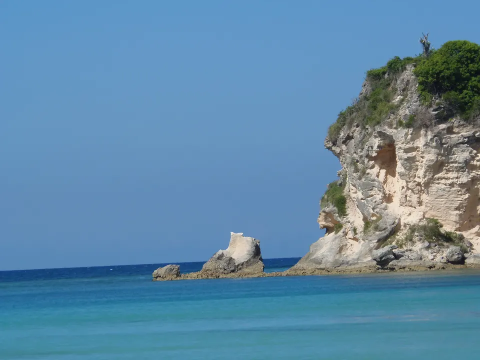 Acantilado en Playa Macao, Punta Cana.
