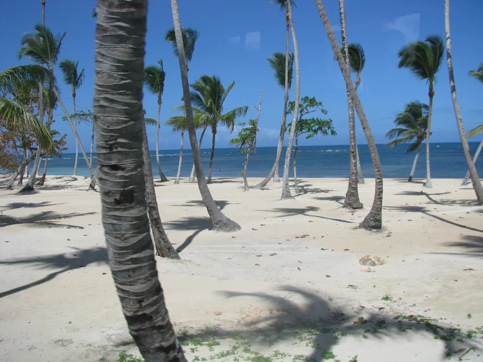 Playa de Las Terrenas, en la península de Samaná.
