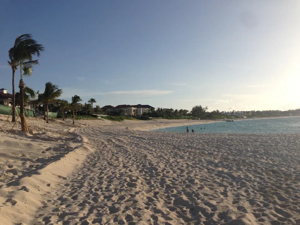 Cabbage Beach, en Paradise Island, Bahamas.