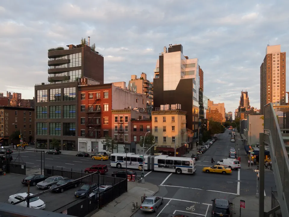 Eastern view from the High Line, Manhattan, New York City. en nueva-york