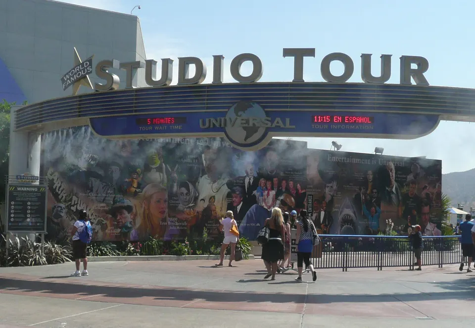 Studio Tour's entrance of Universal Studios en los-angeles