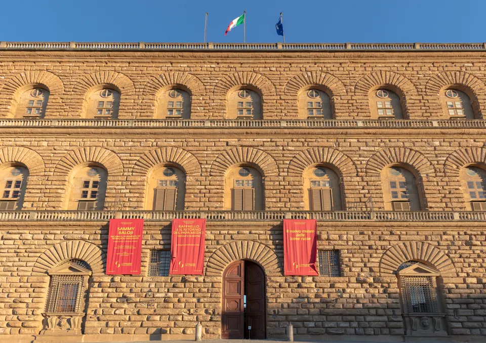 El Palazzo Pitti, antigua residencia de los Médici en Florencia.