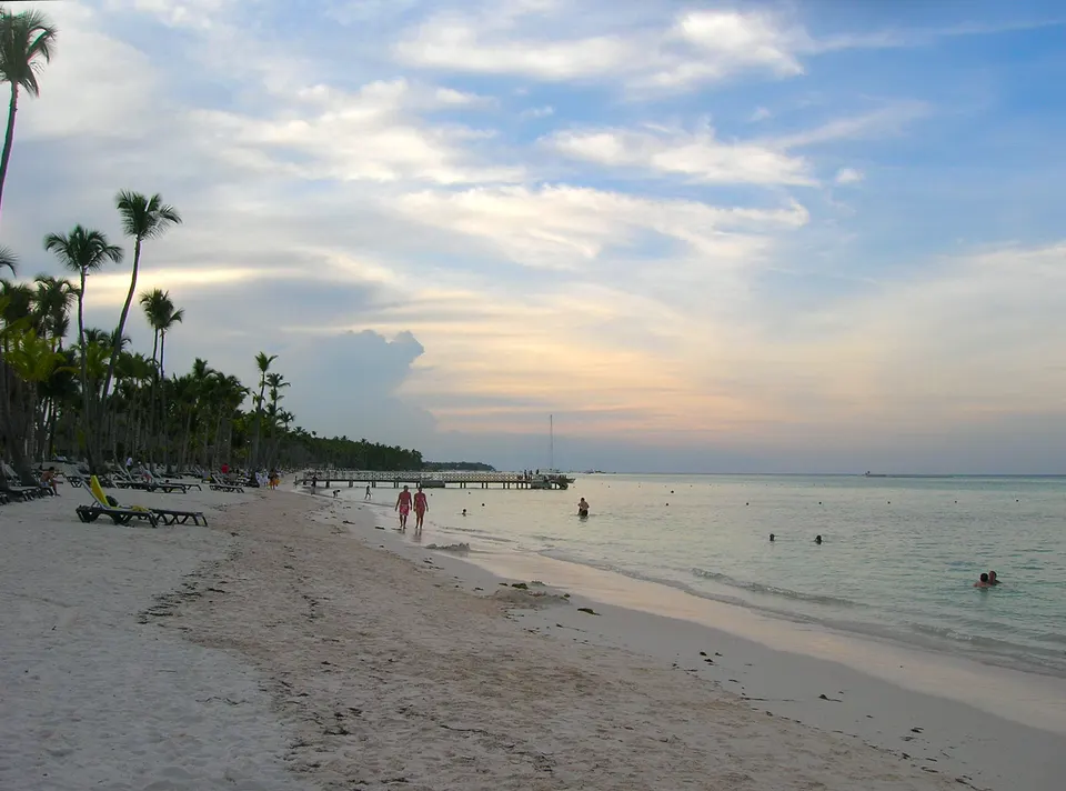 Playa de Bávaro, en Punta Cana.