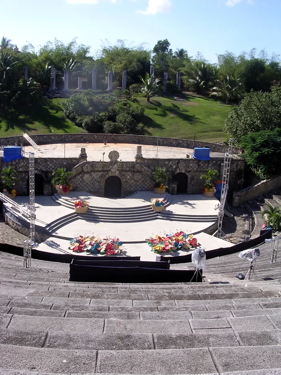 Teatro al aire libre de Altos de Chavón, en La Romana.