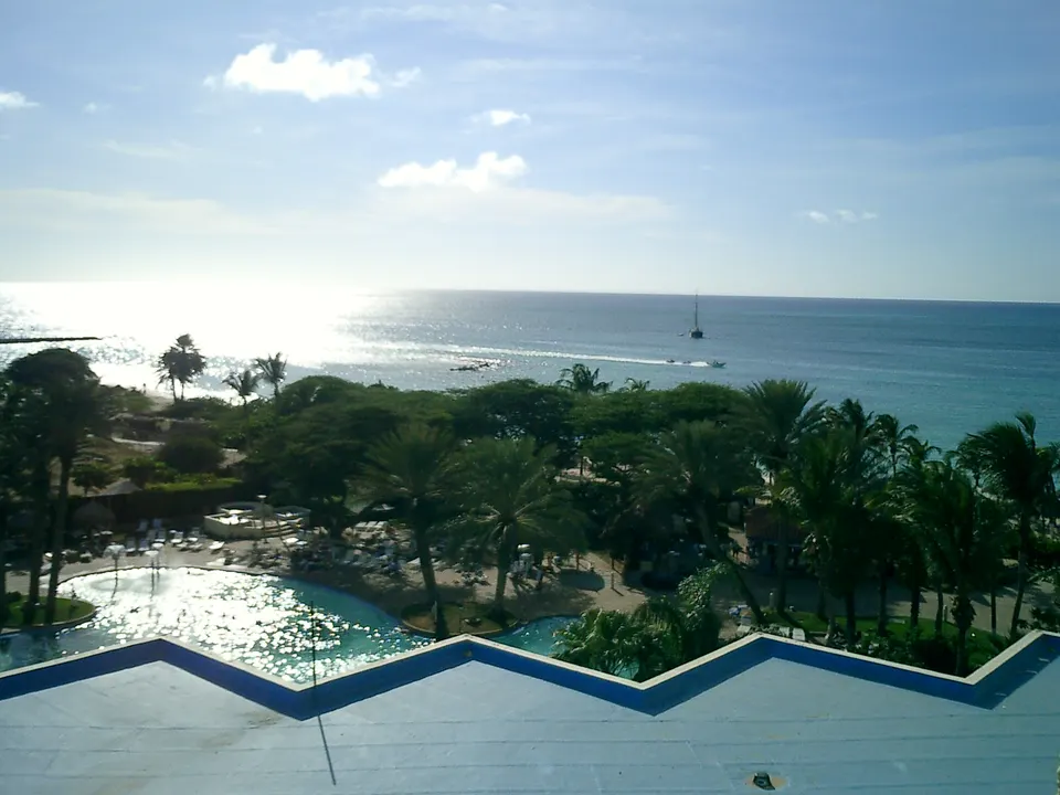 Vista general de Noord, Aruba.
