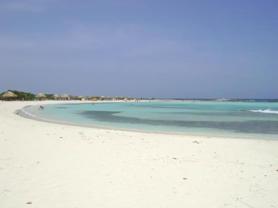 Baby Beach, en San Nicolas, Aruba.