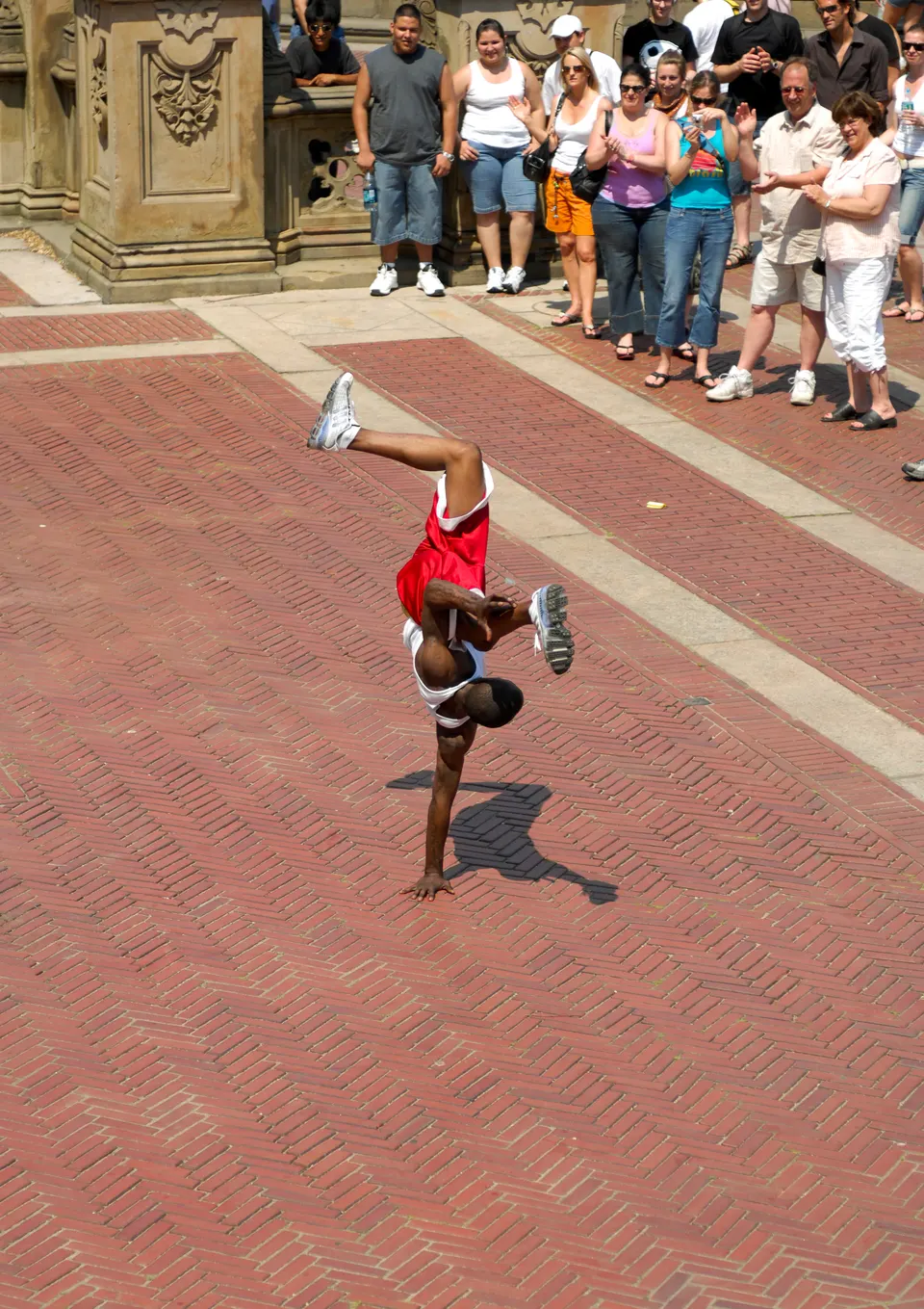 Street_performers in Central Park, in New York City. en nueva-york