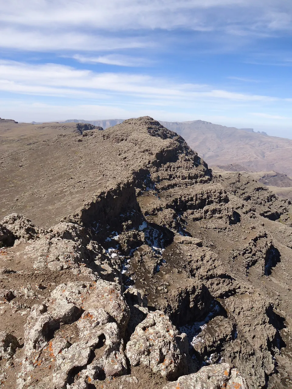 Pico rocoso del Ras Dashen a 4.550 metros sobre el nivel del mar, la mayor altitud de Etiopía.
