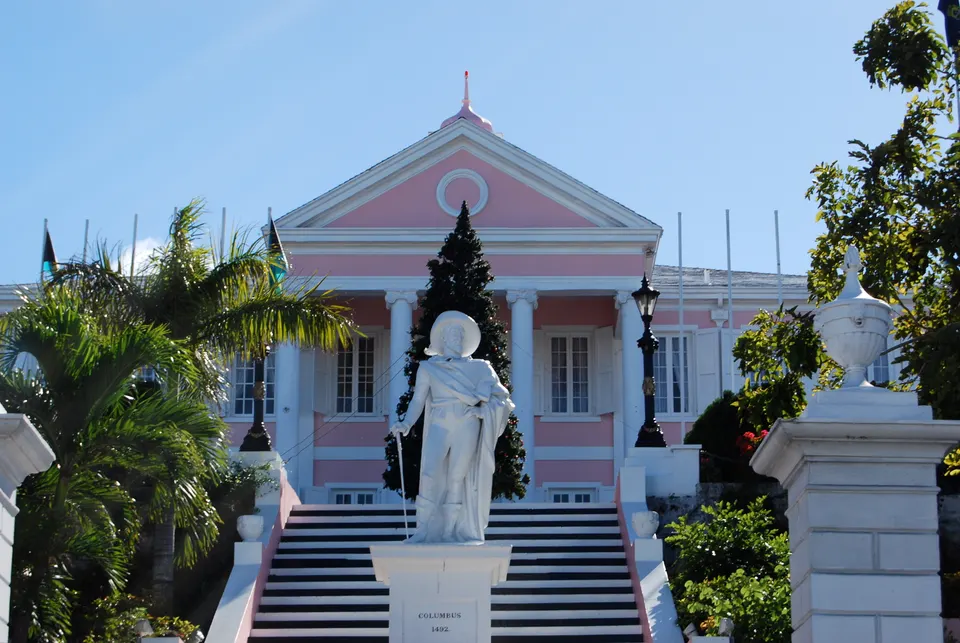 Government House, residencia oficial del gobernador general de Bahamas, en Nassau.