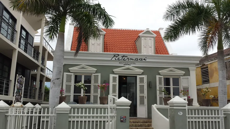 Hotel boutique en el distrito de Pietermaai, Curazao.