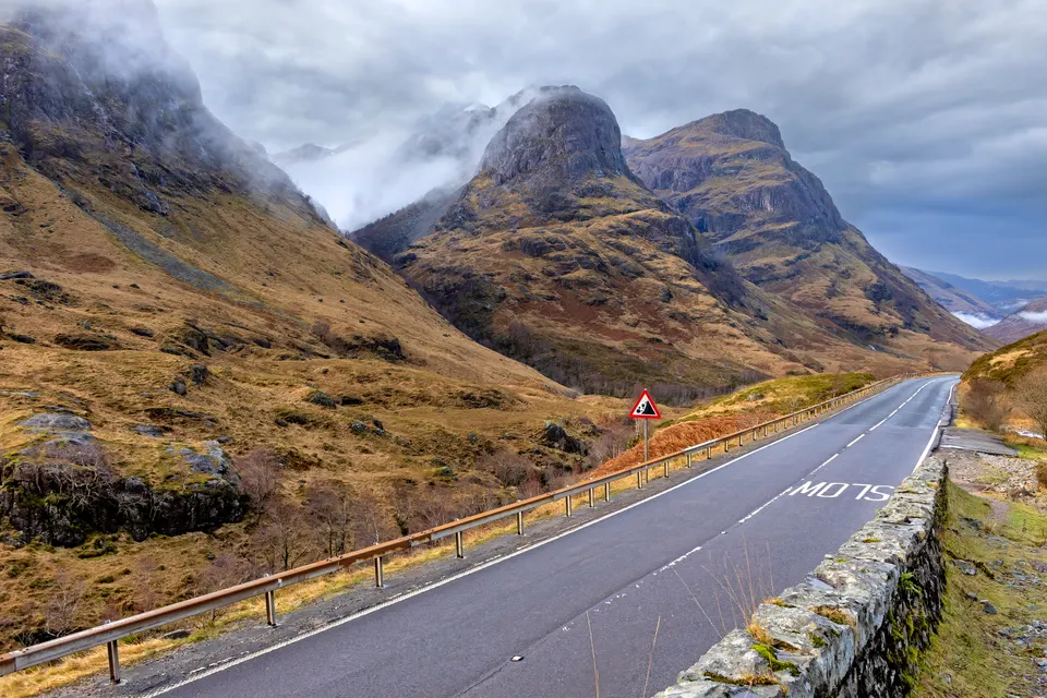 Las Tres Hermanas de Glencoe, en las Highlands de Escocia.