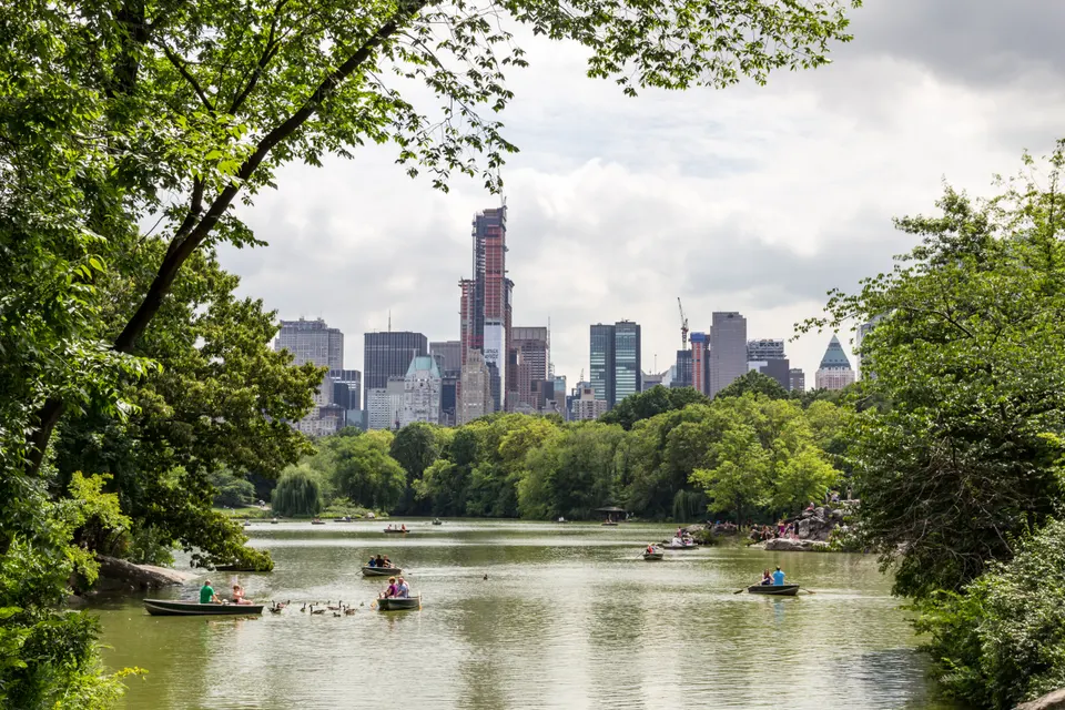 Central Park in New York City, New York, USA en nueva-york