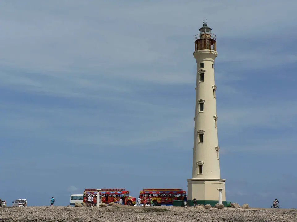 Faro de California, en el extremo noroeste de Aruba.