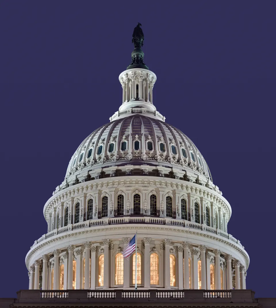The dome of the US Capitol building. en estados-unidos