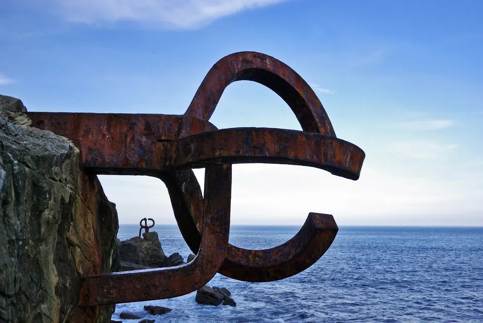 El Peine del Viento, escultura de Eduardo Chillida en San Sebastián.