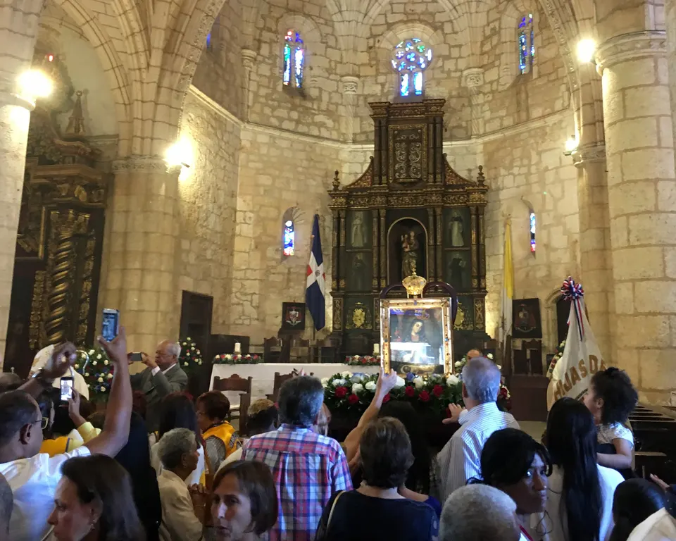 Catedral Primada de América, en la Zona Colonial de Santo Domingo.
